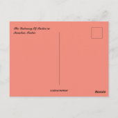 Carte Postale La Porte de l'Inde (Dos)
