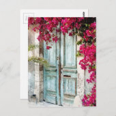 Carte Postale La porte du chalet (Devant / Derrière)