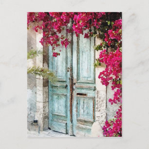 Carte Postale La porte du chalet