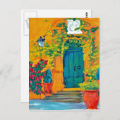 Carte Postale la Porte du Château du Seuil (Devant / Derrière)