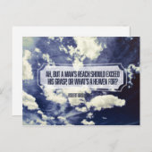 Carte Postale La portée d'un homme (Devant / Derrière)