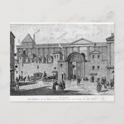 Carte Postale La Poste de Paris (Devant)