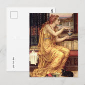 Carte Postale La potion d'amour par la pré-Raphaelite Evelyn de (Devant / Derrière)