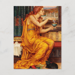 Carte Postale La Potion d'Amour - Peinture Evelyn De Morgan