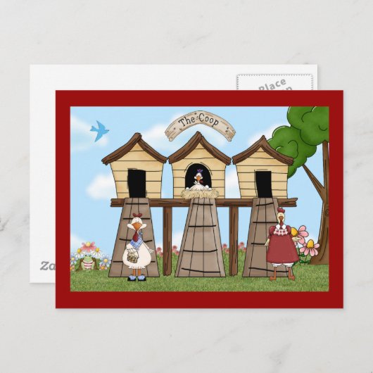 Carte Postale La Poulet (Devant / Derrière)