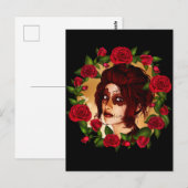 Carte Postale La poupée de sucre écarlate (Devant / Derrière)