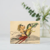 Carte Postale La Poursuite (la chasse) (Debout devant)