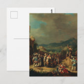 Carte Postale La prédication de Jean le Baptiste par Bartholomée (Devant / Derrière)