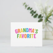 Carte Postale la préférée de grand-mère (Debout devant)