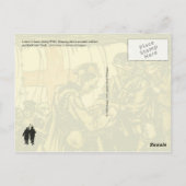 Carte Postale La Première Guerre mondiale a blessé des soldats à (Dos)