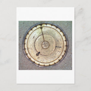 Carte Postale La première horloge à ressort avec fusée, vue sur