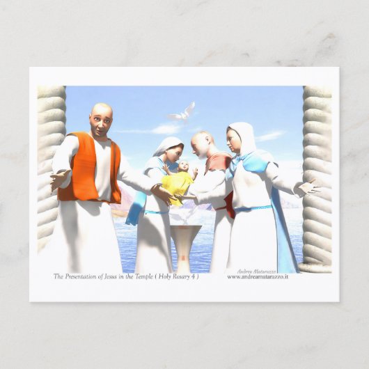 Carte Postale La Présentation de Jésus au Temple (Devant)