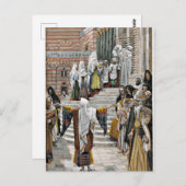 Carte Postale La présentation de Jésus dans le Temple (Devant / Derrière)