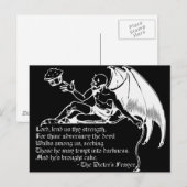 Carte Postale La prière de Dieter (blanche) (Devant / Derrière)