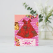 Carte Postale la prière de remerciement (Debout devant)