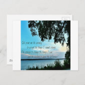 Carte Postale La prière de sérénité (Devant / Derrière)