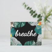 Carte Postale La prière de sérénité des Feuilles de la Jungle Re (Debout devant)