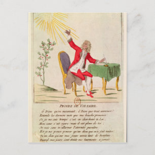 Carte Postale La prière de Voltaire