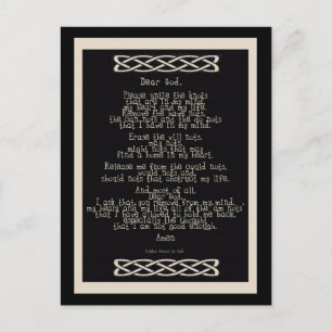 Carte Postale La prière des noeuds