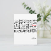 Carte Postale La prière des seigneurs (Debout devant)