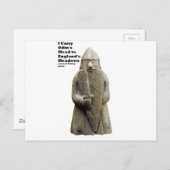 Carte Postale La prière d'Odin (Viking Berserker) (Devant / Derrière)