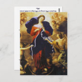 Carte Postale La prière du pape François à Notre Dame Untier des (Devant / Derrière)