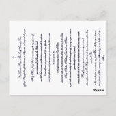 Carte Postale La prière du pape François à Notre Dame Untier des (Dos)