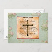 Carte Postale La prière du Seigneur (Devant / Derrière)