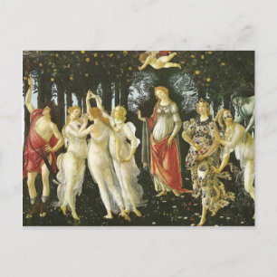Carte Postale La Primavera par Sandro Botticelli