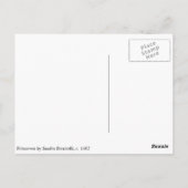 Carte Postale La Primavera (printemps) par Sandro Botticelli (Dos)