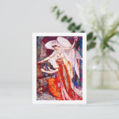 Carte Postale La princesse et l'ange Templier (Debout devant)