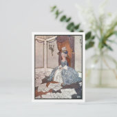 Carte Postale La princesse et les journaux par Edmund Dulac (Debout devant)