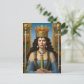 Carte Postale La Princesse Guerrière sur son trône (Debout devant)