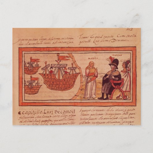 Carte Postale La princesse indienne Malinche ou Dona Marina (Devant)