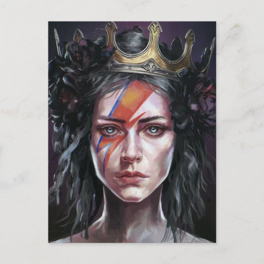 Carte Postale La princesse rockstar (Devant)