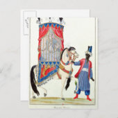 Carte Postale La princesse turque sur le chemin de la mosquée (Devant / Derrière)