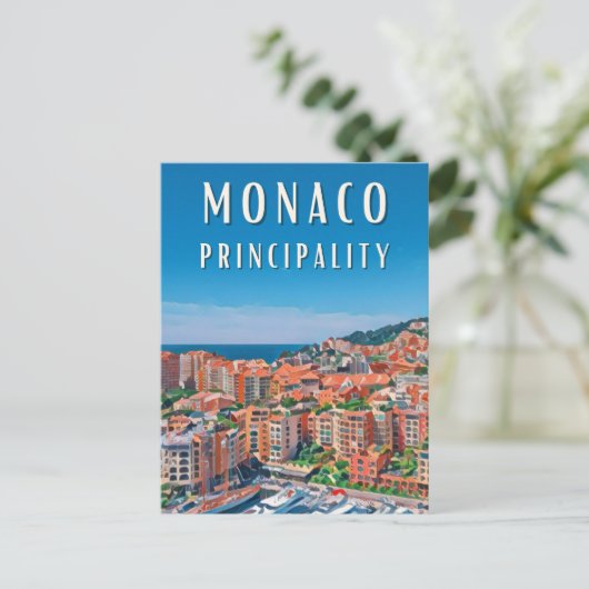 Carte Postale La principauté de Monaco (Debout devant)