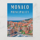 Carte Postale La principauté de Monaco (Devant)