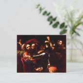 Carte Postale La prise du Christ par Caravaggio (1602) (Debout devant)
