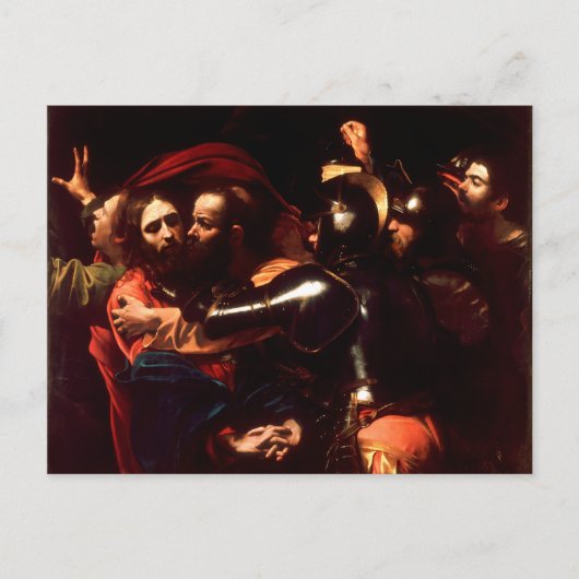 Carte Postale La prise du Christ par Caravaggio (1602) (Devant)