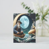 Carte Postale La prise du pêcheur au clair de lune (Debout devant)