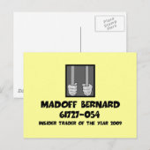 Carte Postale La prison d'Anti Bernard Madoff (Devant / Derrière)