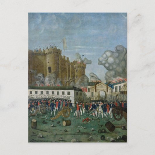 Carte Postale La prison de bastille, le 14 juillet 1789 (Devant)