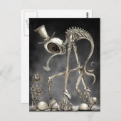 Carte Postale La promenade avec arrière - plan (Devant / Derrière)