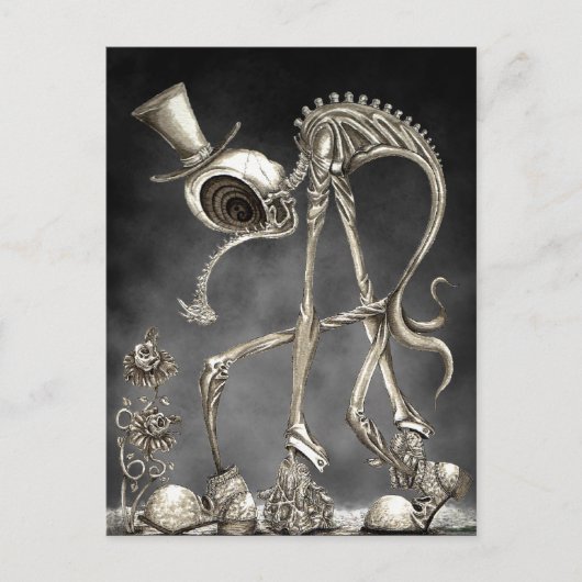 Carte Postale La promenade avec arrière - plan (Devant)