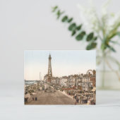 Carte Postale La Promenade, Blackpool, Angleterre (Debout devant)