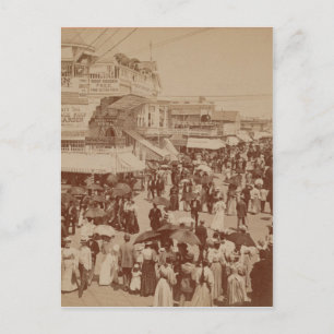 Carte Postale La Promenade Dans Atlantic City