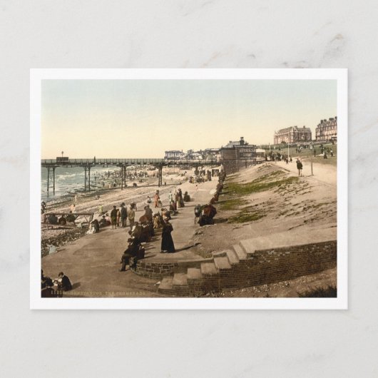 Carte Postale La Promenade, Hunstanton, Norfolk, Angleterre (Devant)