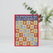 Carte Postale La province de Québec (Debout devant)