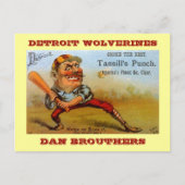 CARTE POSTALE LA PUBLICITÉ CIGAR DE TANSILL POSTCARD VNTG BASEBA (Devant)